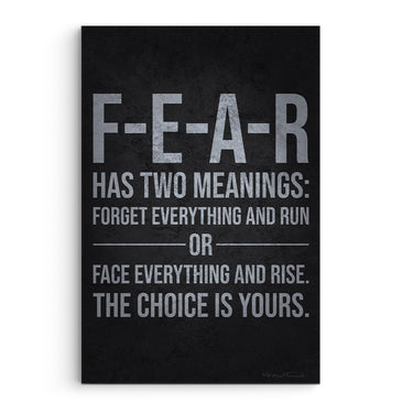 Fear Has Two Meanings